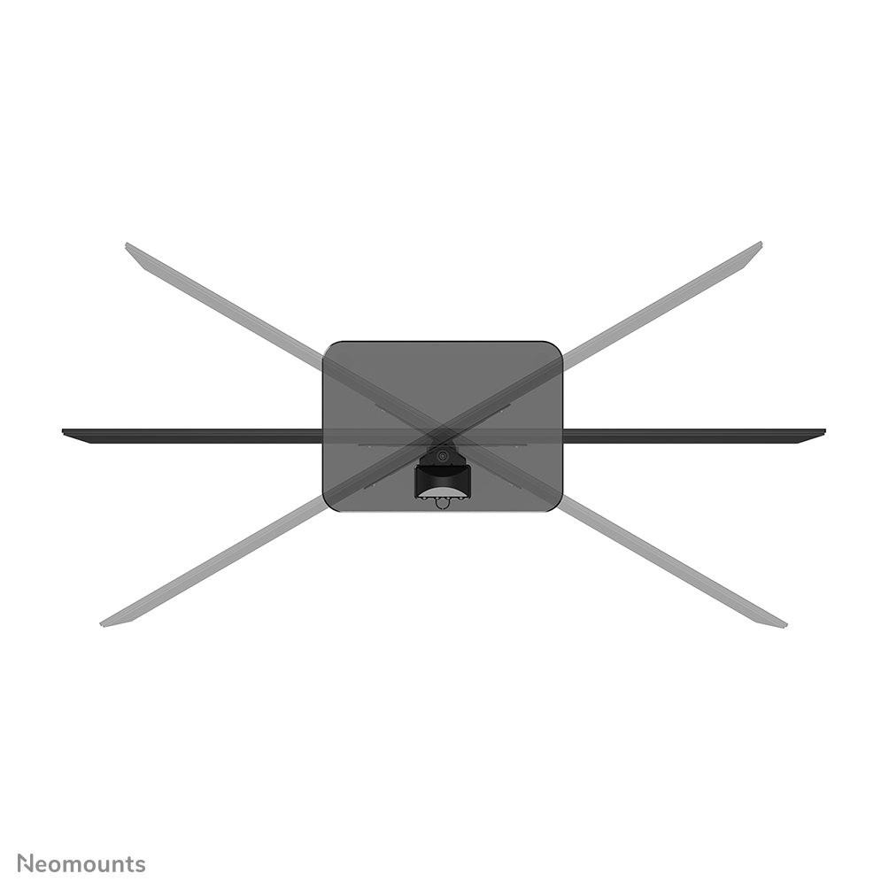 Neomounts DS45-430BL12 Supporto da tavolo per TV 23-43"- girevole